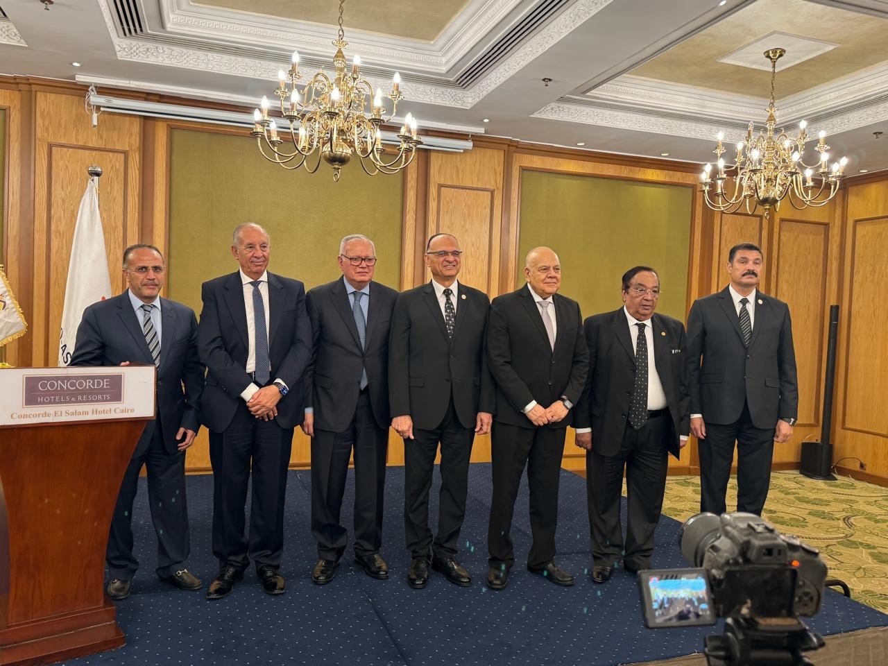 Ambassador Al-Orabi, Dr. Amr Salama, and Major General Dr. Ahmed Abdullah Participate in the Memorial of the Late Major General Hossam Badr — May He Rest in Peace